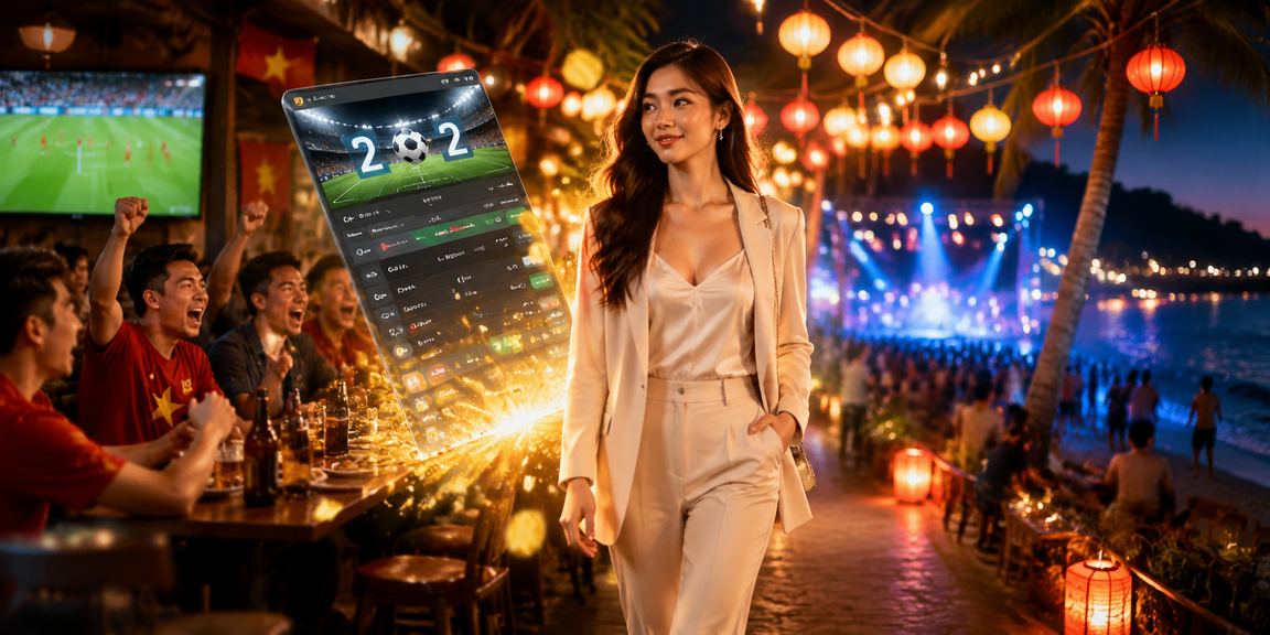 Phiên chợ đêm tại Phú Quốc nơi người dân vui chơi và cá cược xổ số